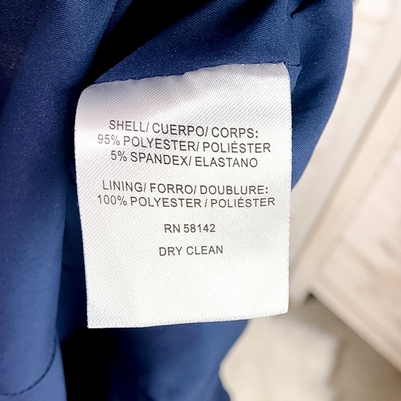 GAL MEETS GLAM | Tyler Navy Off Shoulder Bow Dress - Picture 9 of 10